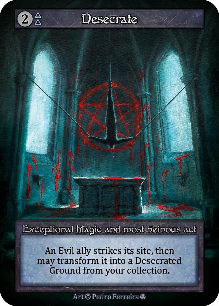 Desecrate