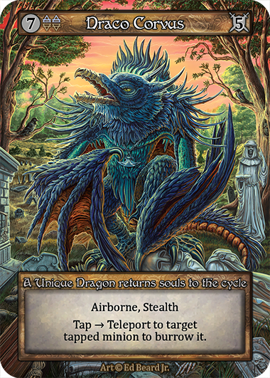 Draco Corvus - Dragonlord Sorcery spoiler