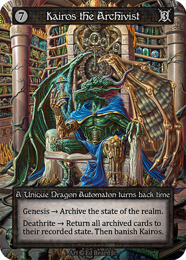 Kairos the Archivist - Dragonlord Sorcery spoiler
