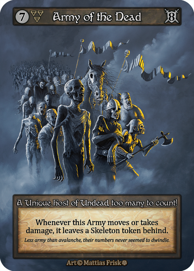 Army of the Dead - Gothic Sorcery spoiler