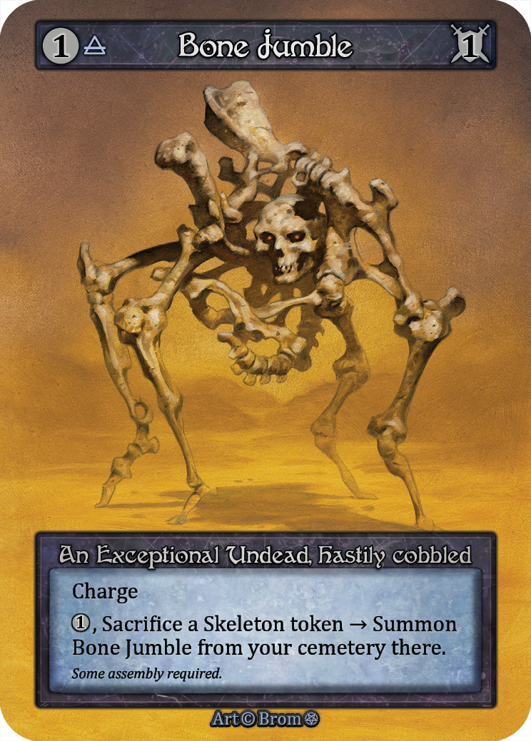 Bone Jumble - Gothic Sorcery spoiler