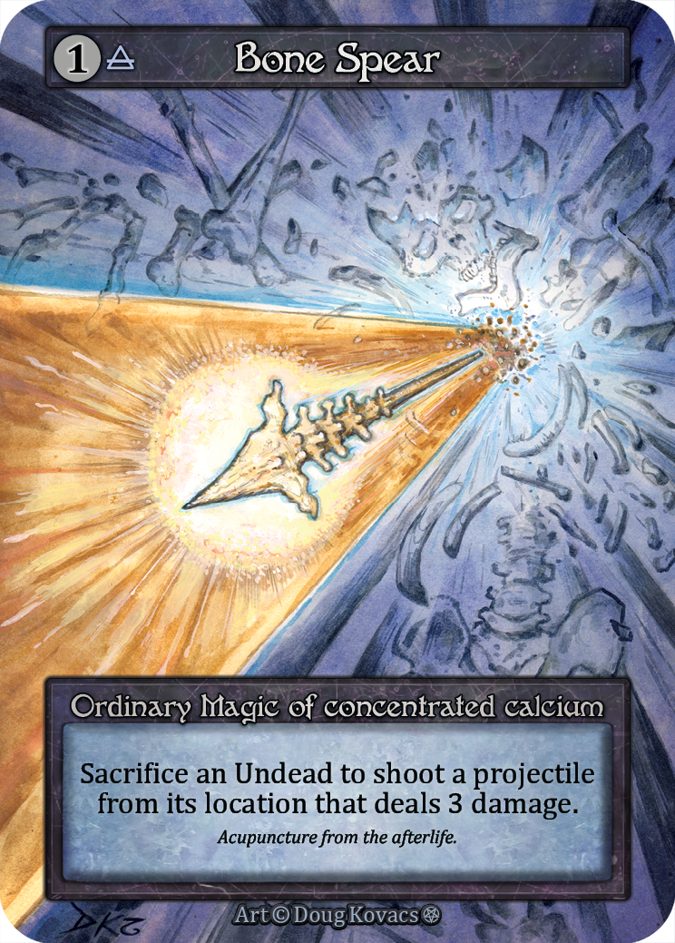 Bone Spear - Gothic Sorcery spoiler