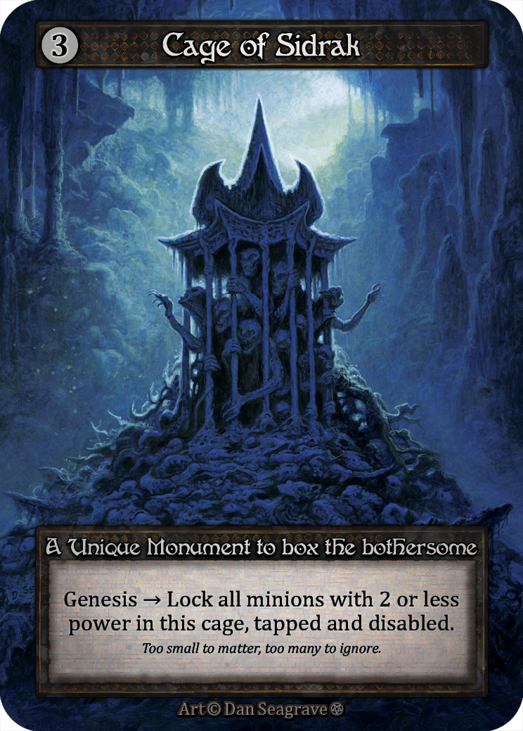 Cage of Sidrak - Gothic Sorcery spoiler