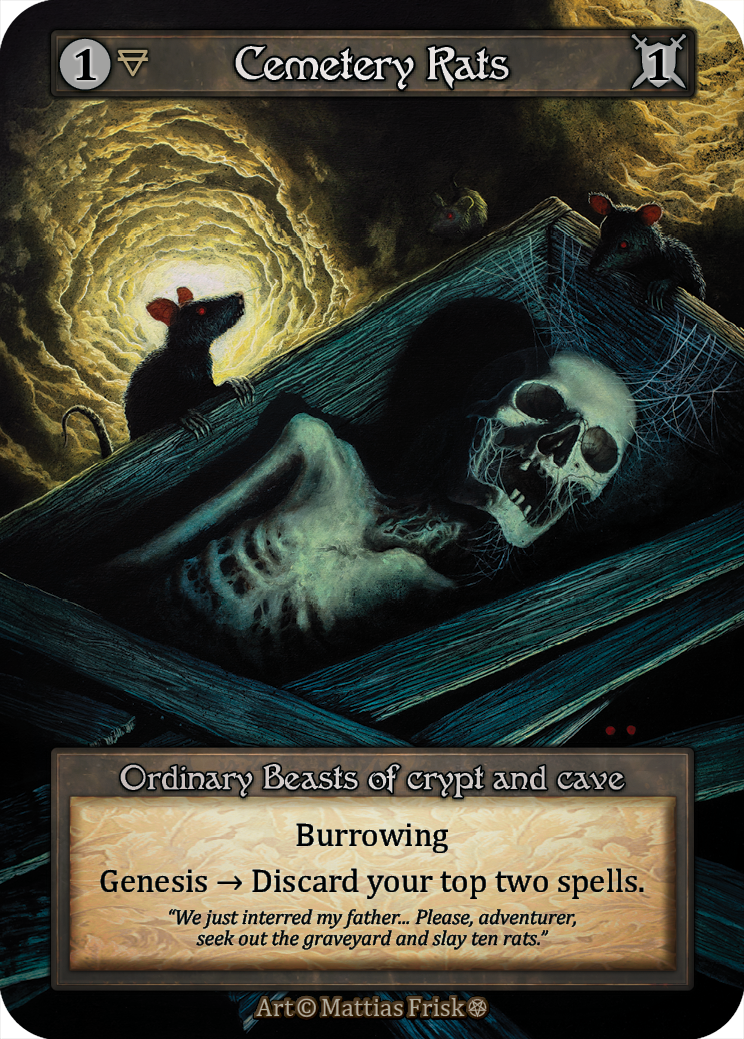 Cemetery Rats - Gothic Sorcery spoiler
