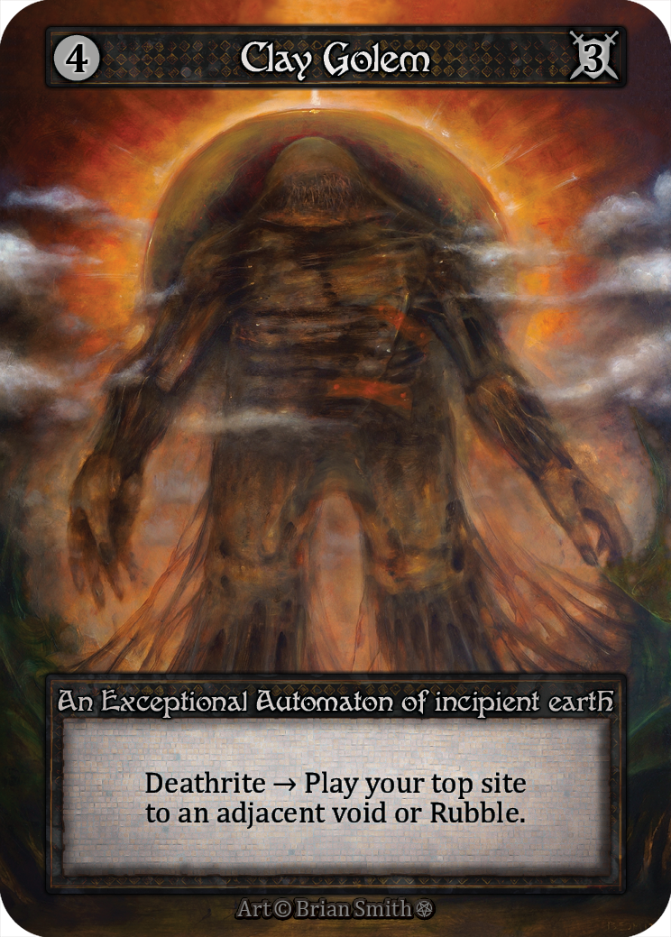 Clay Golem - Gothic Sorcery spoiler