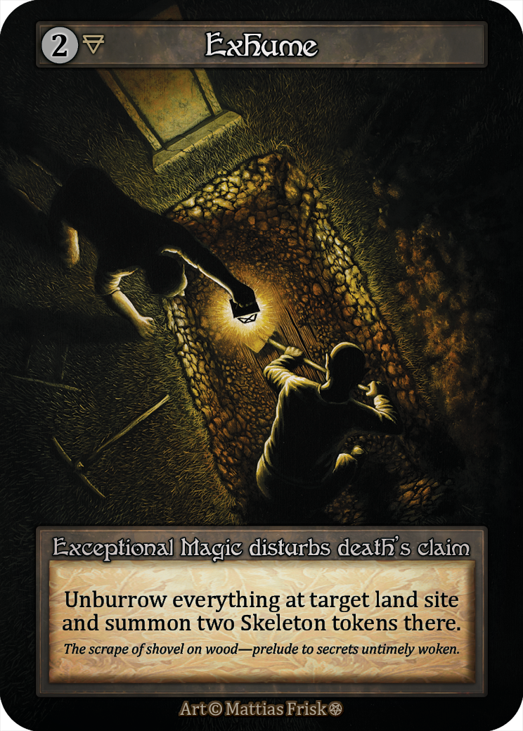 Exhume - Gothic Sorcery spoiler
