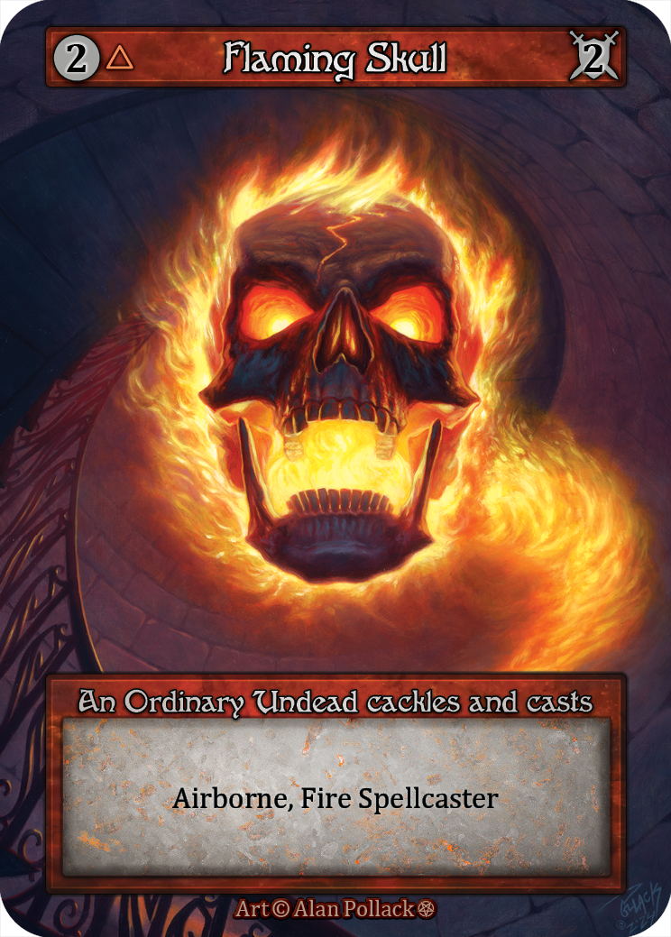 Flaming Skull - Gothic Sorcery spoiler