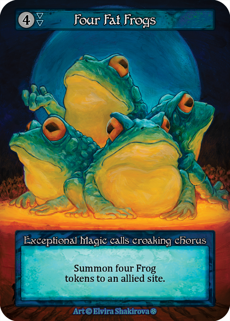 Four Fat Frogs - Gothic Sorcery spoiler