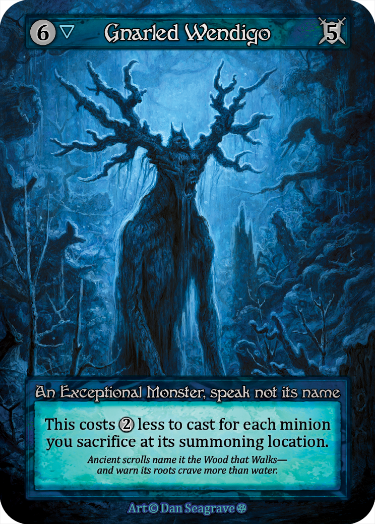 Gnarled Wendigo - Gothic Sorcery spoiler