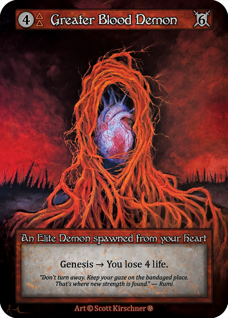 Greater Blood Demon - Gothic Sorcery spoiler