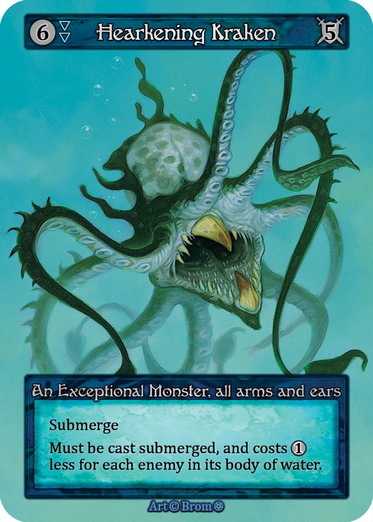 Hearkening Kraken - Gothic Sorcery spoiler