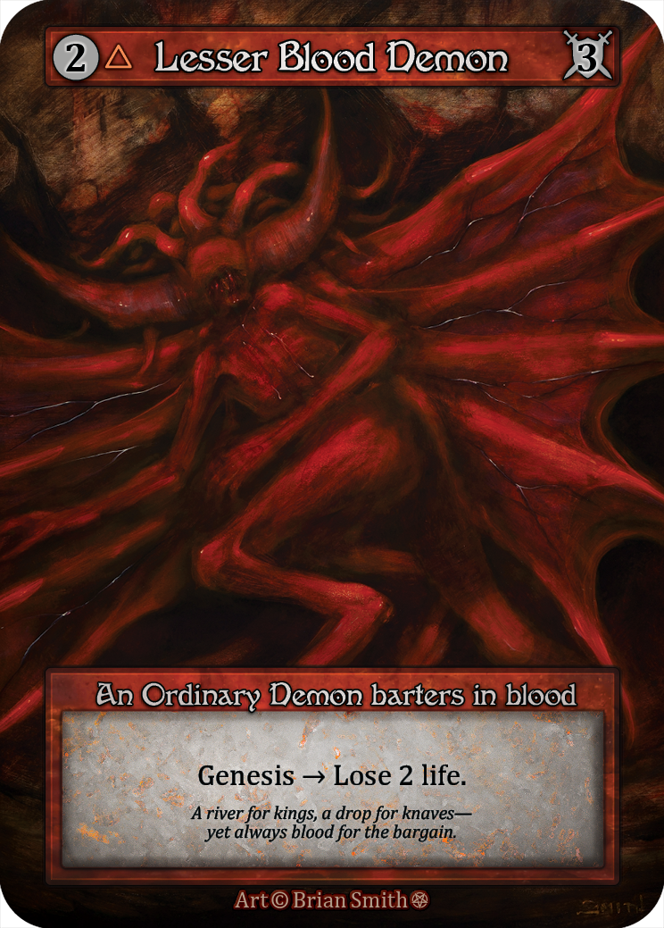 Lesser Blood Demon - Gothic Sorcery spoiler