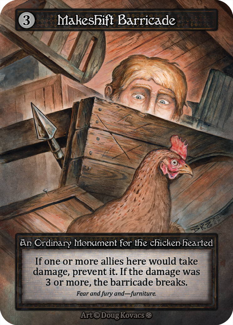 Makeshift Barricade - Gothic Sorcery spoiler