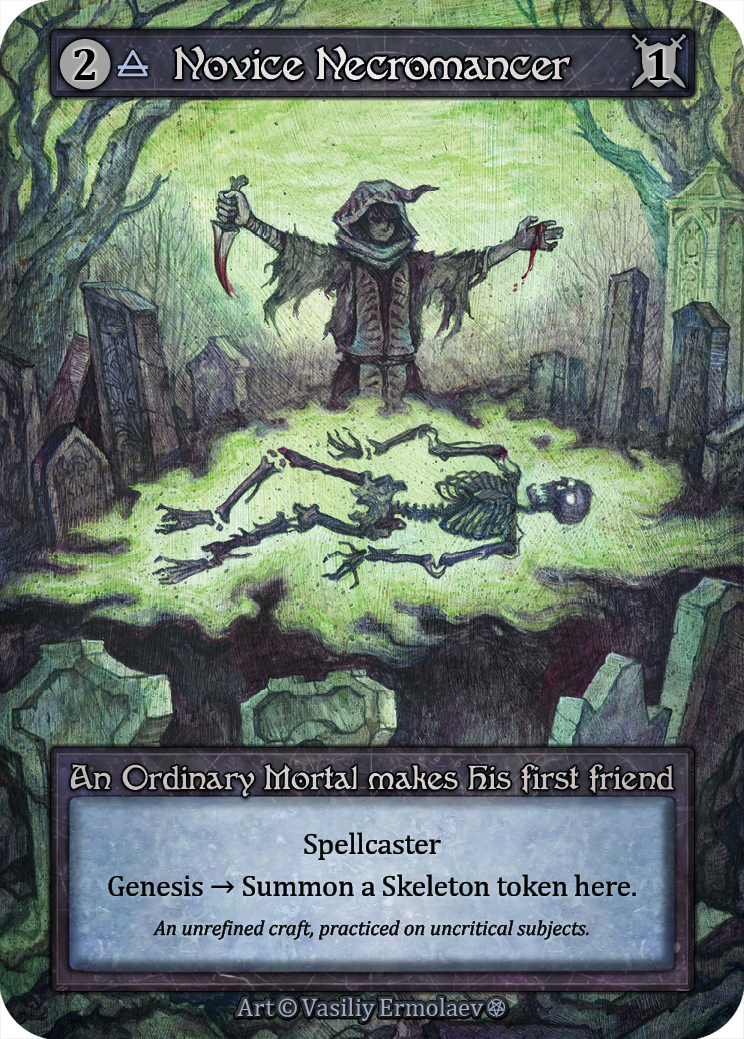 Novice Necromancer - Gothic Sorcery spoiler