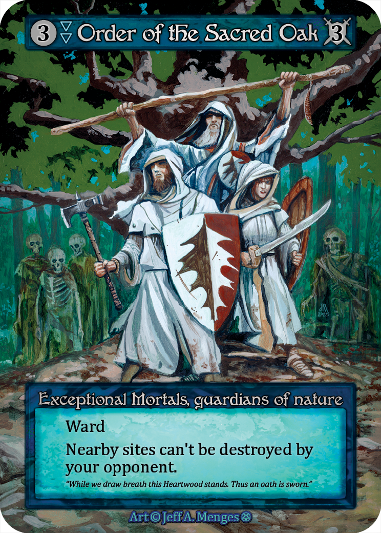 Order of the Sacred Oak - Gothic Sorcery spoiler