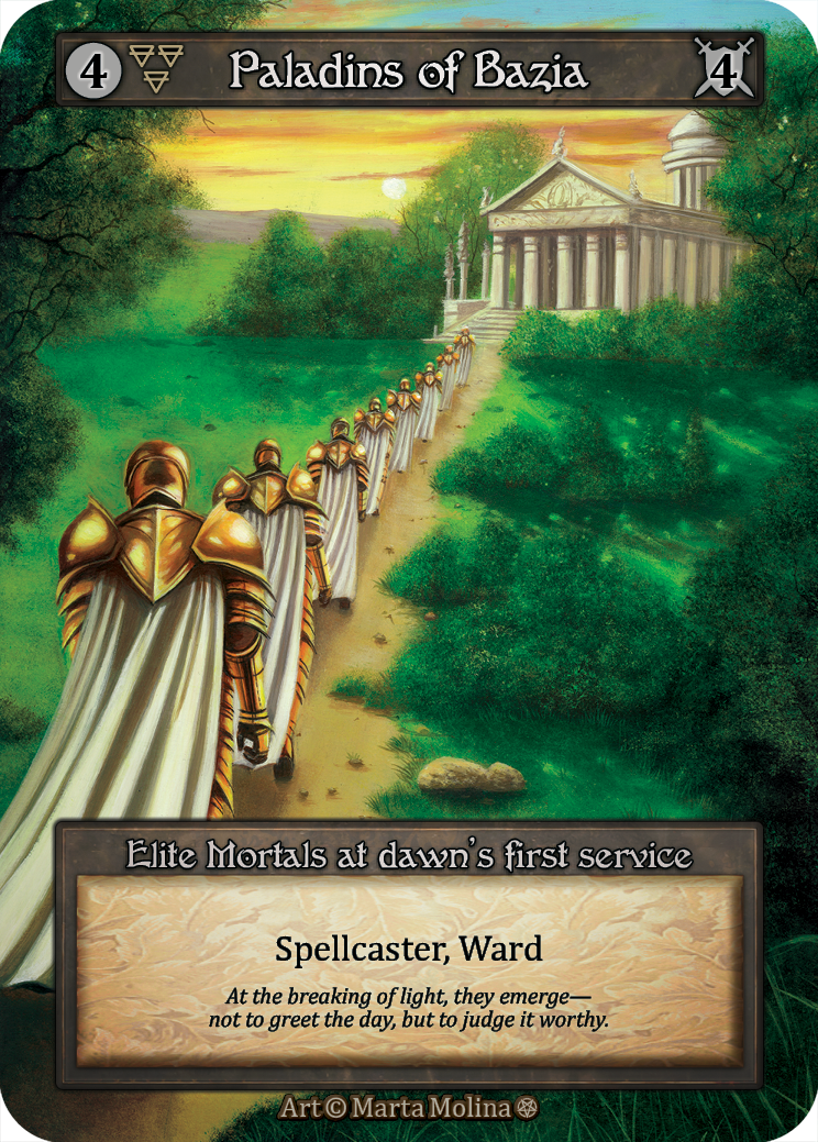 Paladins of Bazia - Gothic Sorcery spoiler