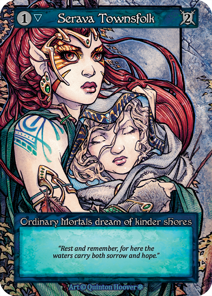 Serava Townsfolk - Gothic Sorcery spoiler