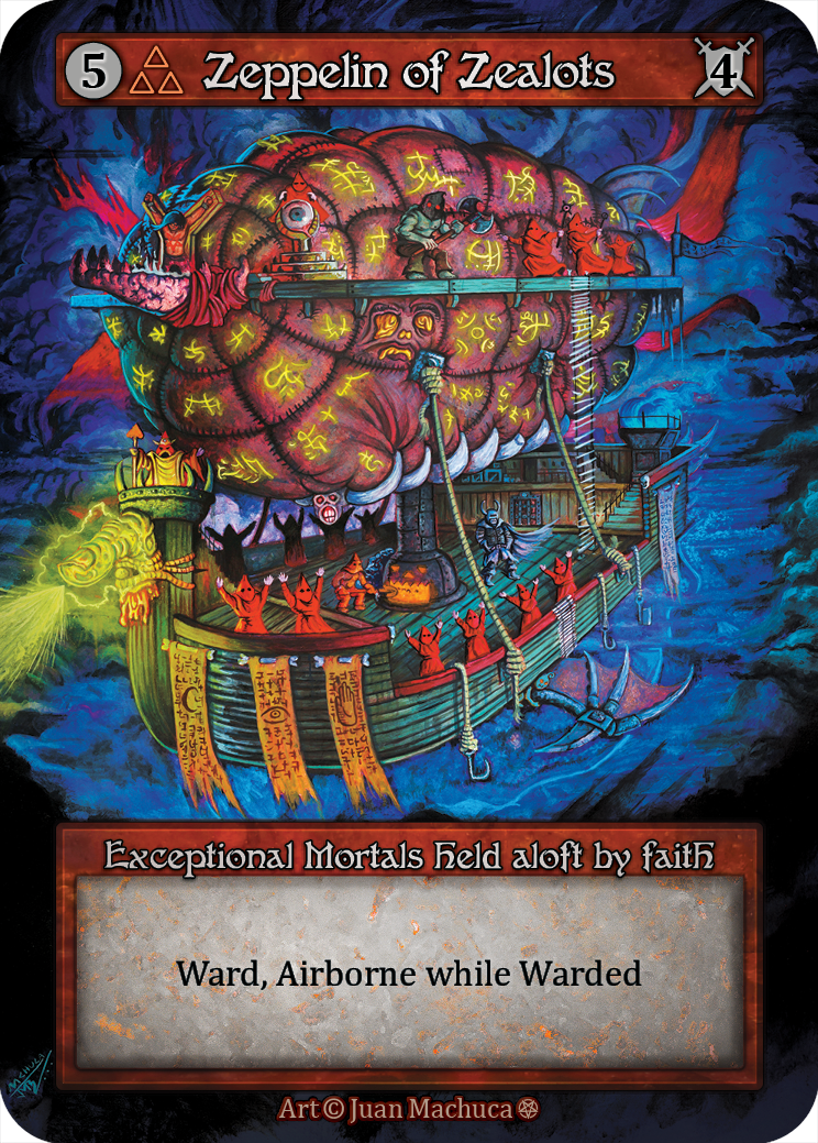 Zeppelin of Zealots - Gothic Sorcery spoiler