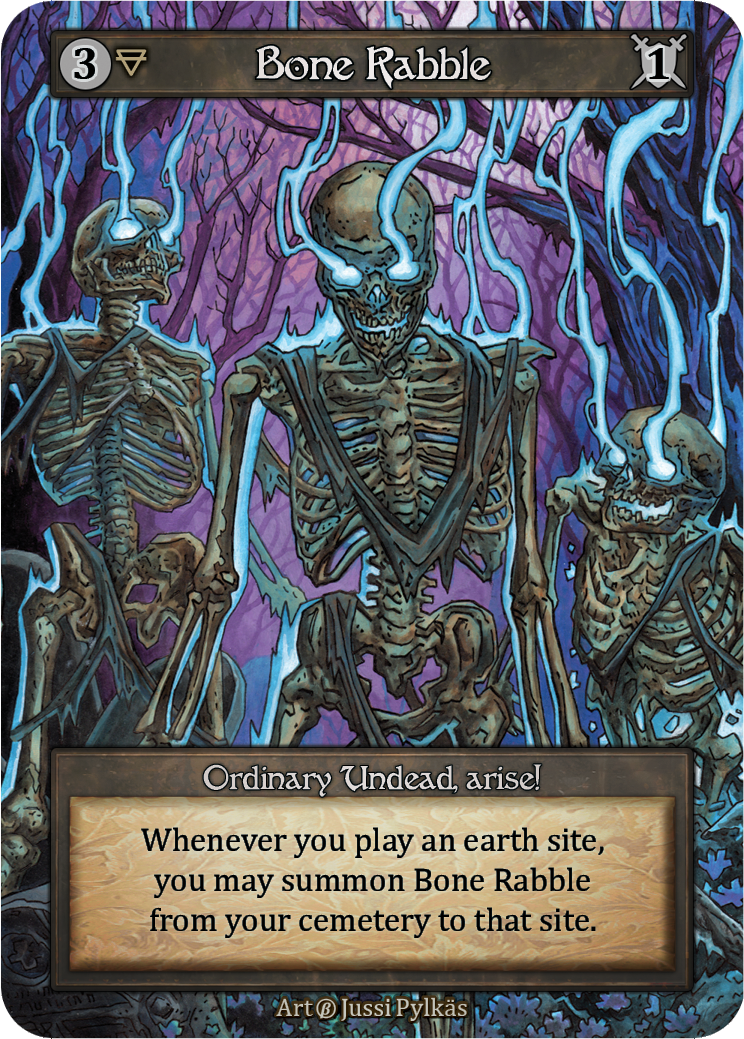 Bone Rabble - Promotional Sorcery spoiler