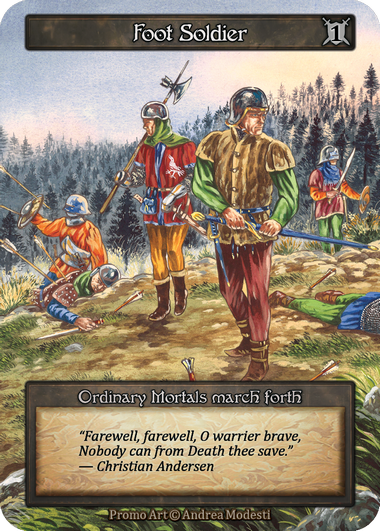 Foot Soldier 1 - Promotional Sorcery spoiler