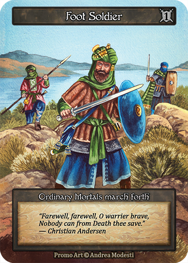 Foot Soldier (Saracen) - Promotional Sorcery spoiler