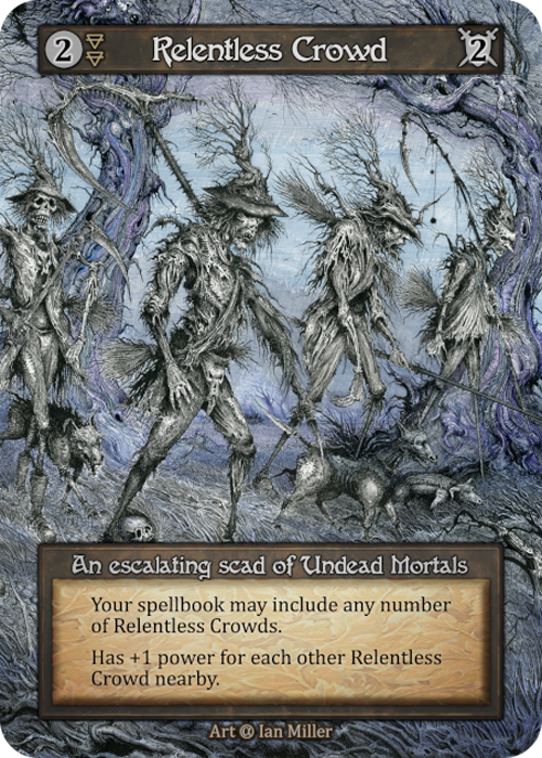 Relentless Crowd - Promotional Sorcery spoiler